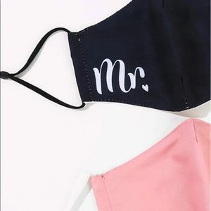 Mr & Mrs face mask 😷